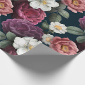 Schönes Blumenmuster Geschenkpapier (Ecke)