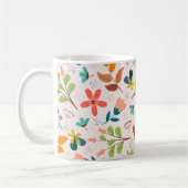 Schönes Blumenmuster Kaffeetasse (Links)