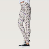 Schönes Blumenmuster Leggings (Links)