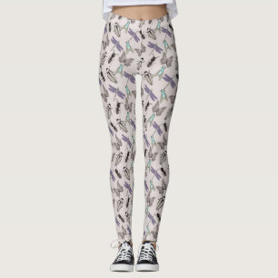 Schönes Blumenmuster Leggings