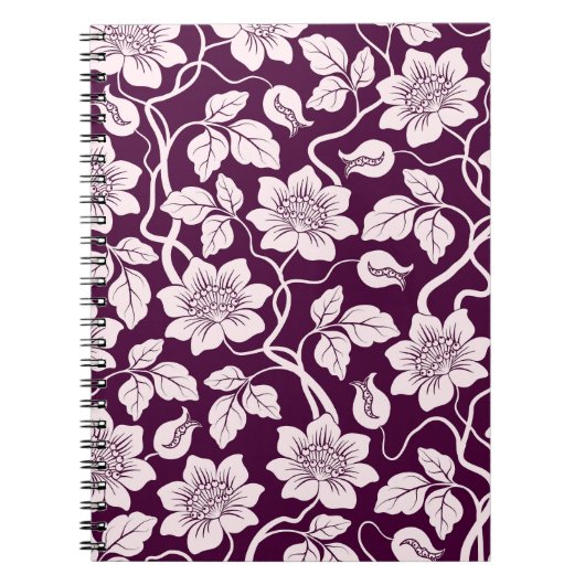 Schönes Blumenmuster Notizblock (Vorderseite)
