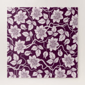Schönes Blumenmuster Puzzle (Horizontal)