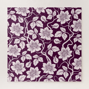 Schönes Blumenmuster Puzzle