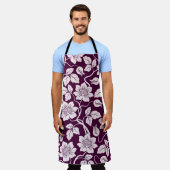 Schönes Blumenmuster Schürze (Getragen)