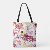 Schönes Blumenmuster Tasche (Rückseite)