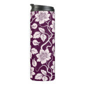 Schönes Blumenmuster Thermosbecher (Nach rechts gedreht)