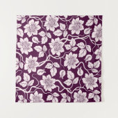 Schönes Blumenmuster Wandteppich (Vorderseite (Horizontal))