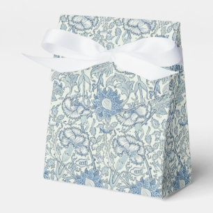 Schönes Blumenmuster Williams Morris, Blau, Rose Geschenkschachtel