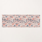 Schönes Blumenmuster Yogamatte (Vorderseite (Horizontal))