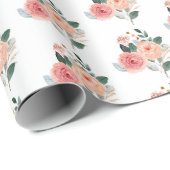 Schönes Blumenpapier|für jeden Anlass Geschenkpapier (Rolleneckpunkt)