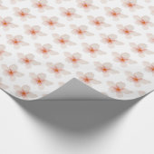 Schönes Blumenpapier Geschenkpapier (Ecke)