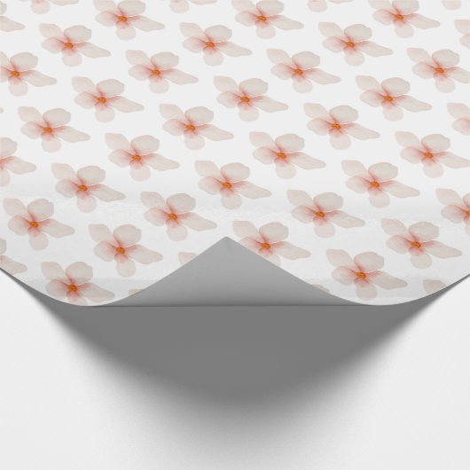 Schönes Blumenpapier Geschenkpapier (Ecke)
