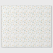 Schönes Blumenpapier Geschenkpapier (Flach)