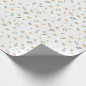 Schönes Blumenpapier Geschenkpapier (Ecke)