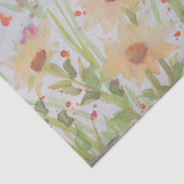 Schönes Blumenpapier in Aquarellfarben Seidenpapier (Ausschnitt)