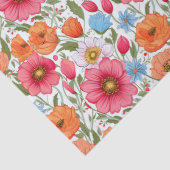 Schönes Blumenpapier Seidenpapier (Detail)