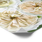 Schönes Blumenposter 24"x36" (grün) Poster (Ecke)