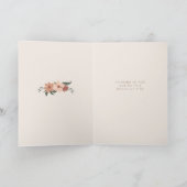 Schönes Blumenspray Beileid Verlust von Oma Karte (Innenseite)