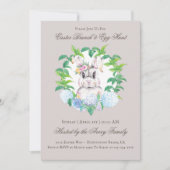 Schönes Blumenstrauß Brunch & Egg Hour Einladung (Vorderseite)