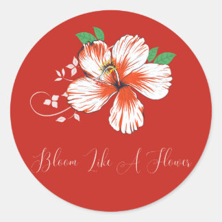 Schönes Blüten wie eine Blume Aufkleber