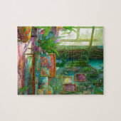 schönes böhmisches Wohnzimmer Puzzle (Horizontal)