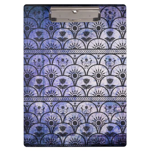 Schönes Boho Muster, Hippie Style Clipboard Klemmbrett (Vorderseite)