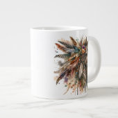 Schönes Boho-Pferd  Jumbo-Tasse (Vorderseite Rechts)