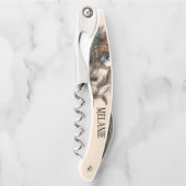 Schönes Boho-Pferd Kellnermesser (Vorderseite)