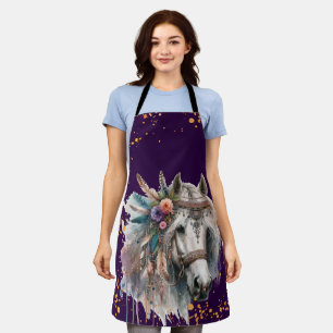 Schönes Boho-Pferd Schürze