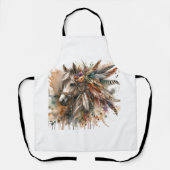 Schönes Boho-Pferd  Schürze (Vorderseite)