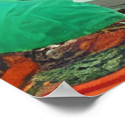 Schönes Boho Wohnzimmer Poster (Ecke)