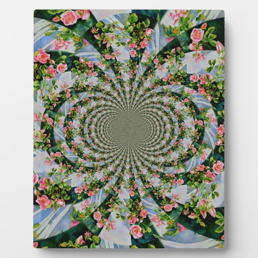 Schönes bohrosa, rote Rosen, Aquarellblumen Fotoplatte (Vorderseite)