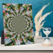 Schönes bohrosa, rote Rosen, Aquarellblumen Fotoplatte (Seite)