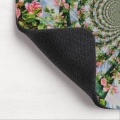 Schönes bohrosa, rote Rosen, Aquarellblumen Mousepad (Ecke)