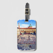 Schönes Bologna Italien Wasserfarbenreise Gepäckanhänger (Vorderseite Vertikal)