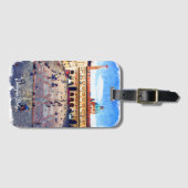 Schönes Bologna Italien Wasserfarbenreise Gepäckanhänger (Vorderseite (Horizontal))