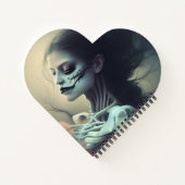 Schönes Bones AI Generated Art Notebook Notizblock (Rückseite)