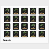 Schönes Bonsai Tree Sticker Set (Blatt)
