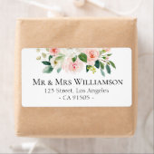 schönes botanisches Adressetikett (Insitu)