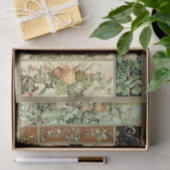 Schönes botanisches Gewebe Seidenpapier (Geschenk)