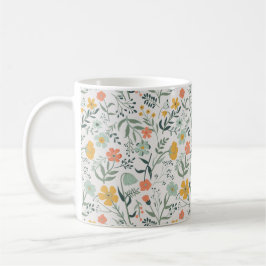 Schönes botanisches Muster Kaffeetasse