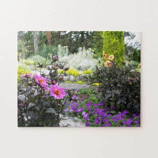 Schönes botanisches Park-Foto Puzzle (Horizontal)