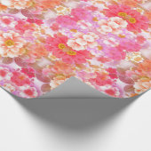 Schönes Bouquet Geschenkpapier (Ecke)