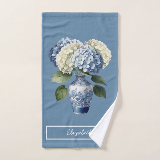 Schönes Bouquet-Hydrangea Badhandtuch Set (Handtuch)