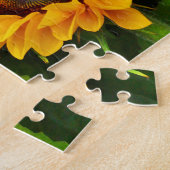 Schönes Bouquet mit gelben und orangefarbenen Sonn Puzzle (Seite)