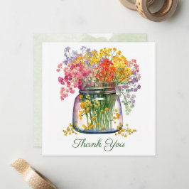 Schönes Bouquet von Blume Mitteilungskarte