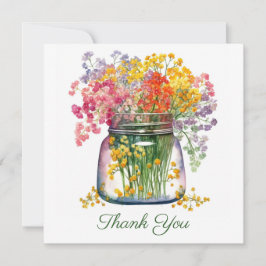 Schönes Bouquet von Blume Mitteilungskarte