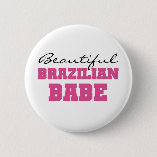 Schönes brasilianisches Baby Button (Vorderseite)
