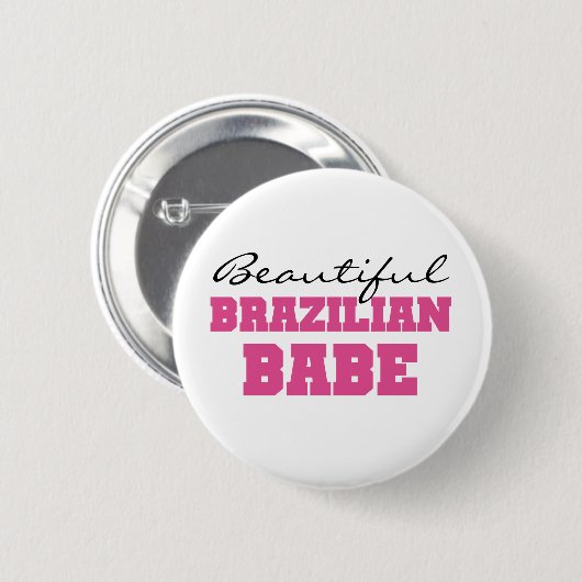 Schönes brasilianisches Baby Button (Vorne & Hinten)