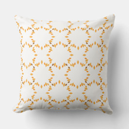 schönes braunes Blumenkissen Kissen